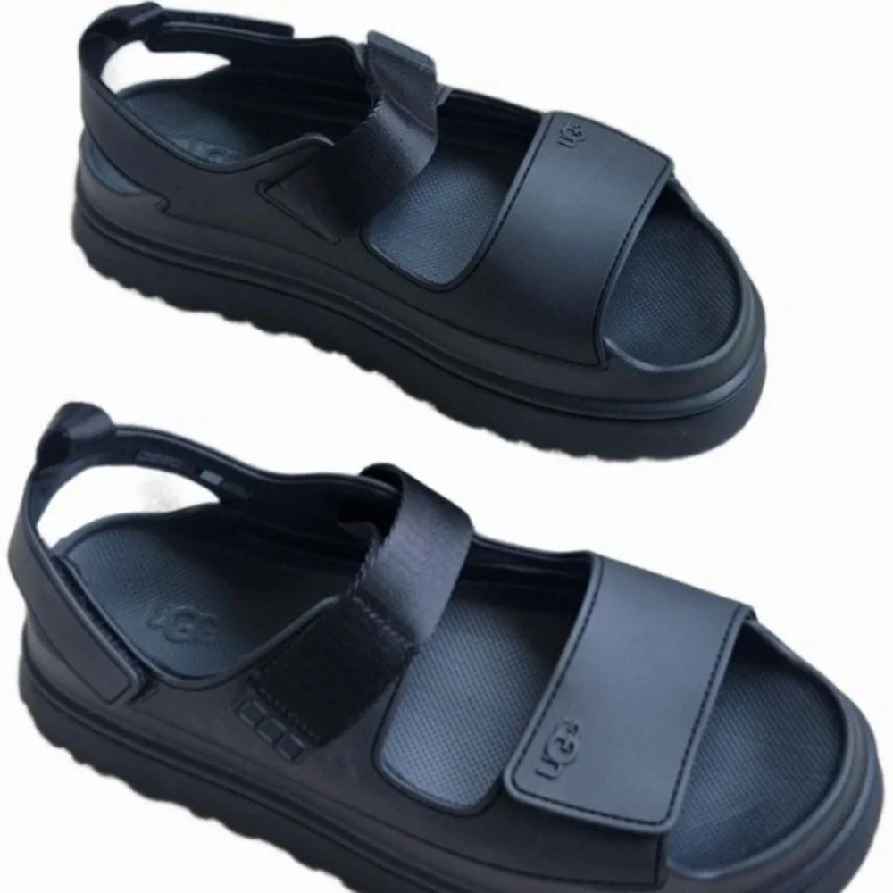 New UGG‎ sports strappy sandals Black M Sz 12